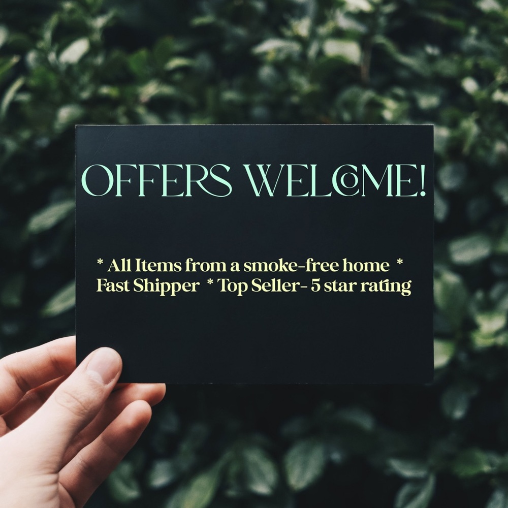 Offers Welcome!